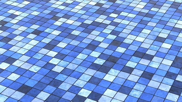 Background Floor Tiles Blue Multicolored