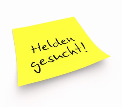 Notes - Heroes wanted!