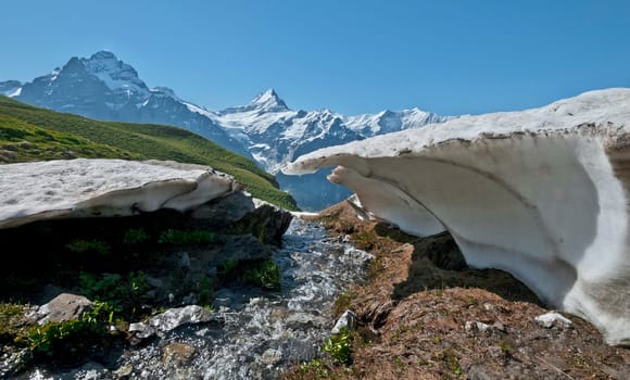 Snow remnants
