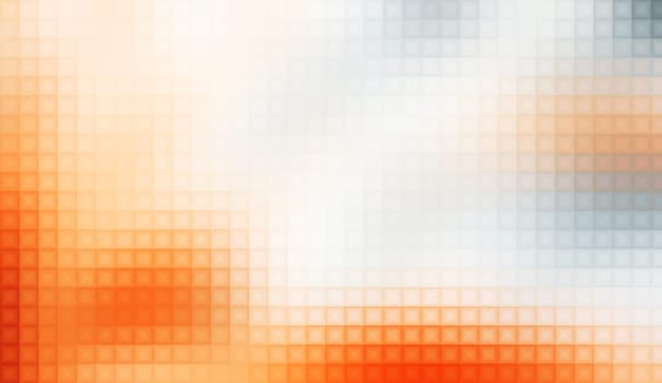 Disco Dot Matrix Background - Orange White