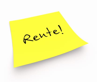 Notes - Pension!