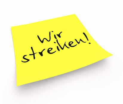 Notes - We are on strike!