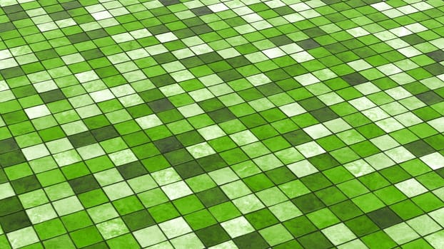 Background Floor Tiles Green Multicolored