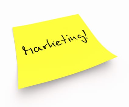 Sticky notes - marketing!