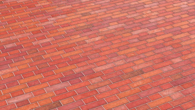 Wall structure colorful red