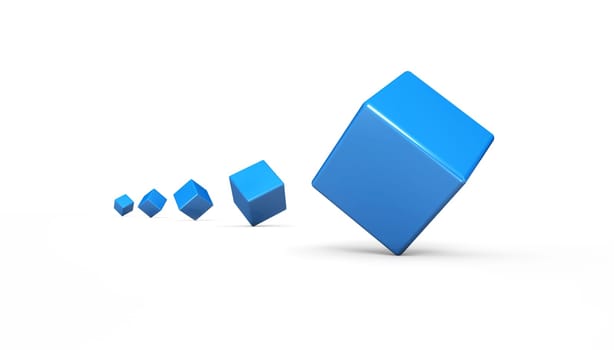 Dice Sequence Blue White