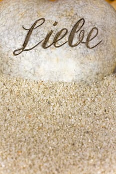Sand Decoration - Love