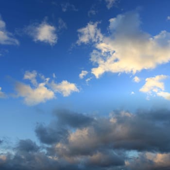 Blue sky with cloud for adv or others purpose use
