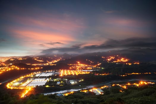 The new store waterworks sunrise, Taiwan