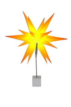 Note holder with shining star