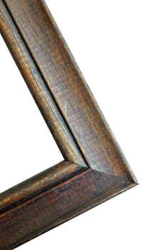 wooden frame isolated