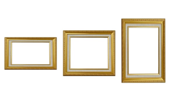 wooden frame isolated