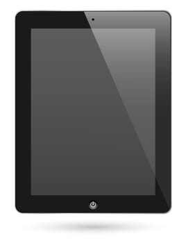 illustrations of touch screen tablet