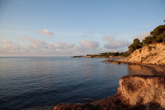 Sea off Mallorca's coast