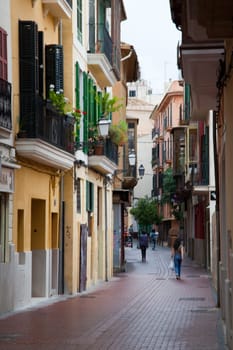 Alley in Palma,Mallorca