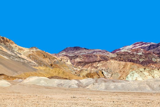 beautiful rock formations artists drive in the Death Valley