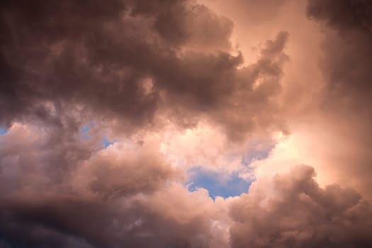 Background of sky with copy space