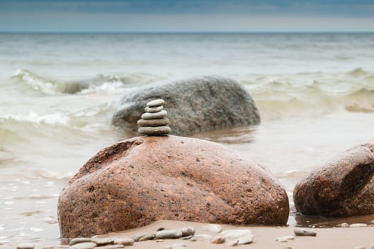 Stones at marine coast