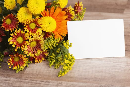 summer flowers bouquet in a vase, close-up