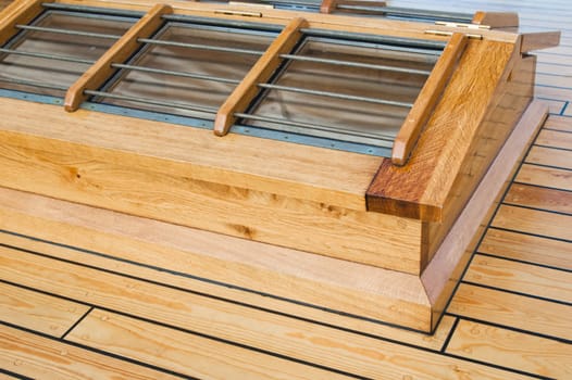 Deck of a yacht