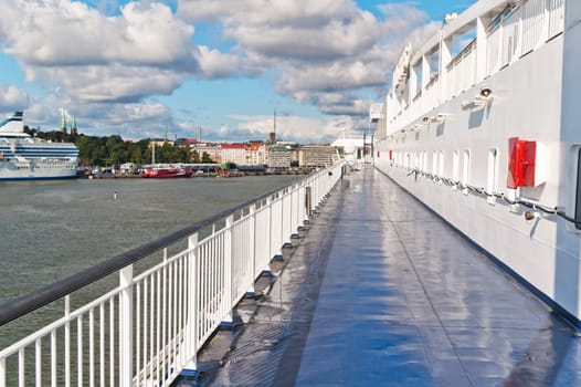 Deck of the ship