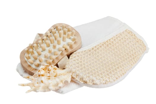 SPA accessories, it is isolated on white