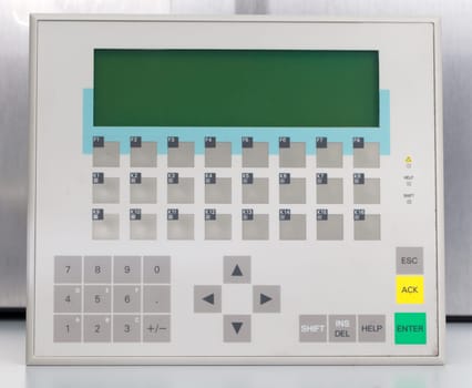 Industrial operator panel