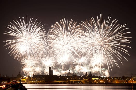 Firework celebration Redentore (Venice, Italy)