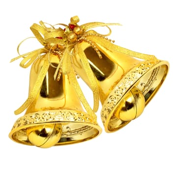 Christmas bell isolated on white background