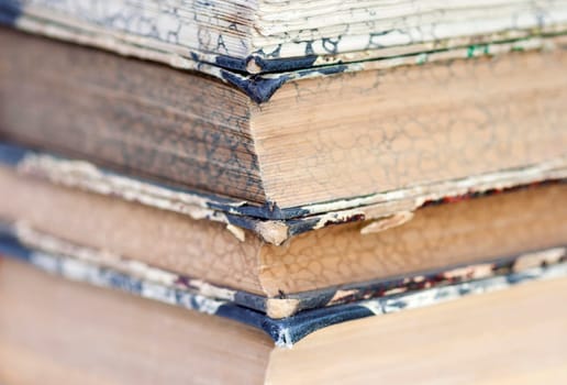 Detail of the old books