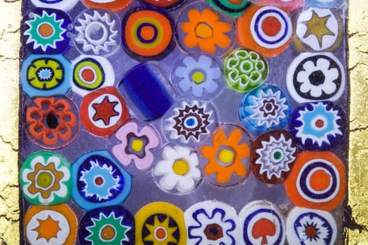 Mosaic glass background