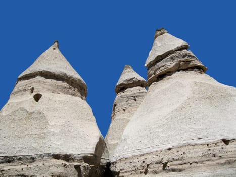 Bottom view of the rock formations