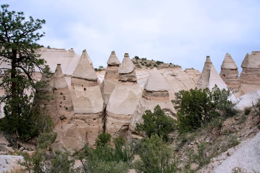 Insight into the canyon and rock formations from above