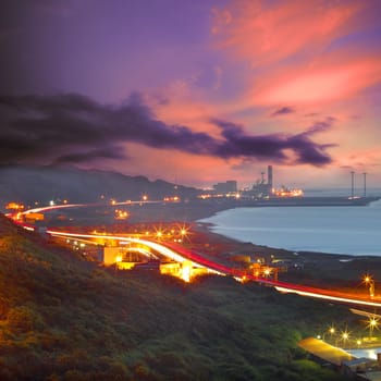 Night view in Taiwan for adv or others purpose use