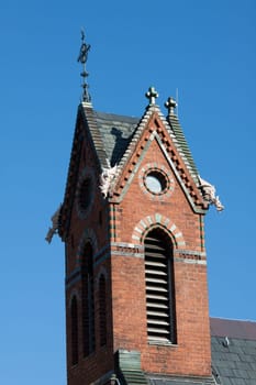 Tower of the chapel in Klein Glienicke