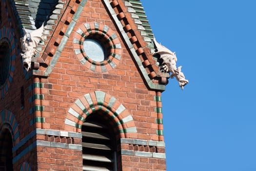 Tower of the chapel in Klein Glienicke