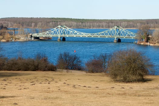 Glienicke Bridge,connection between Berlin and Potsdam
