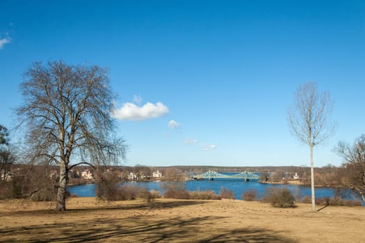 Glienicke Bridge photographed from the south