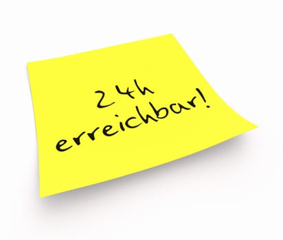 Notes - available 24 hours a day!