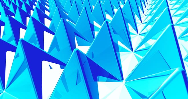 Pyramids Background Matrix Blue Cyan 6