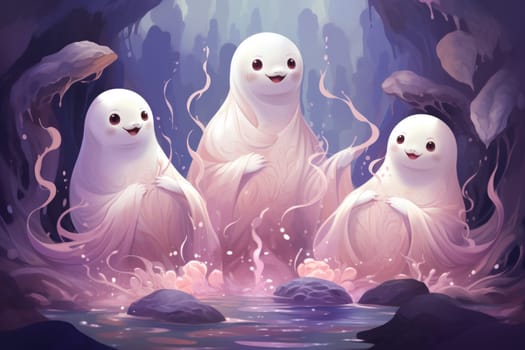 Within the realms of fantasy, shapeshifting selkies dwell, effortlessly transitioning between human and seal forms.