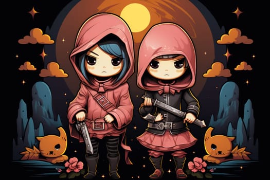 Immerse yourself in a world of fantasy where stealthy assassins, endowed with deadly precision and the ability to move with silent footsteps, lurk in the shadows.