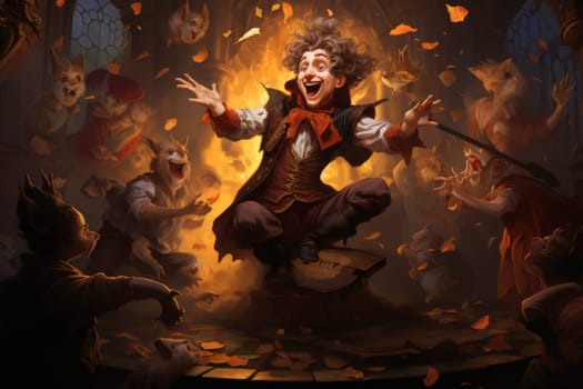 Step into the enchanting fae realm where mischievous trickster sprites roam.