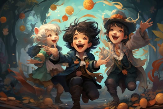 Step into the enchanting fae realm where mischievous trickster sprites roam.