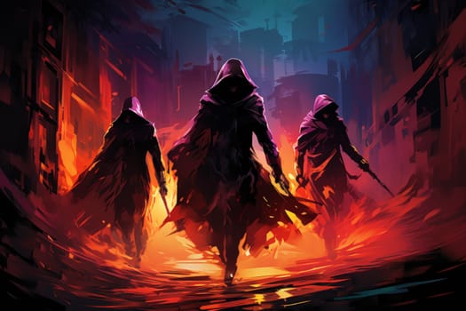 Immerse yourself in a world of fantasy where stealthy assassins, endowed with deadly precision and the ability to move with silent footsteps, lurk in the shadows.