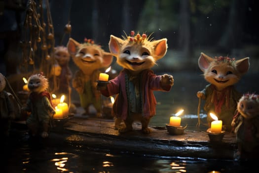 Step into the enchanting fae realm where mischievous trickster sprites roam.