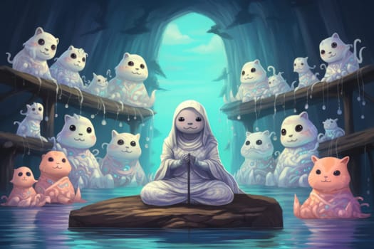 Within the realms of fantasy, shapeshifting selkies dwell, effortlessly transitioning between human and seal forms.