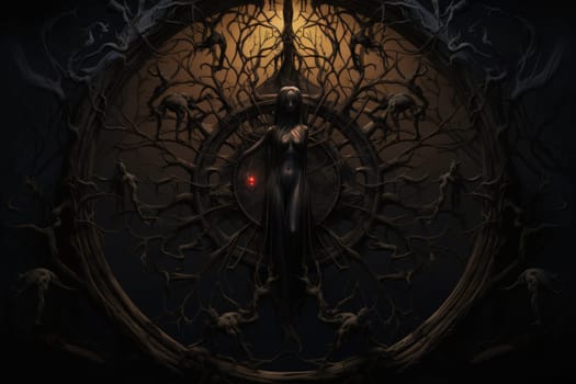 Deep within the realm of fantasy, vengeful banshees dwell, their anguished wails piercing the stillness of haunted forests.
