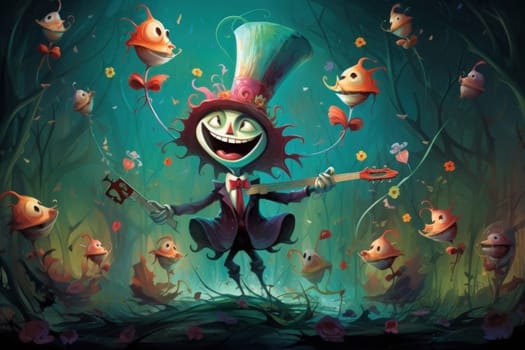 Step into the enchanting fae realm where mischievous trickster sprites roam.