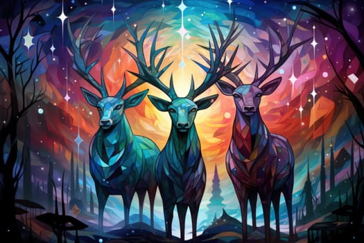 Immerse yourself in the ethereal beauty of this illustration created by a professional visual artist.